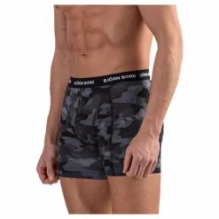 Björn Borg Sammy Solid Shorts 12-Pack Black Svart Outlet