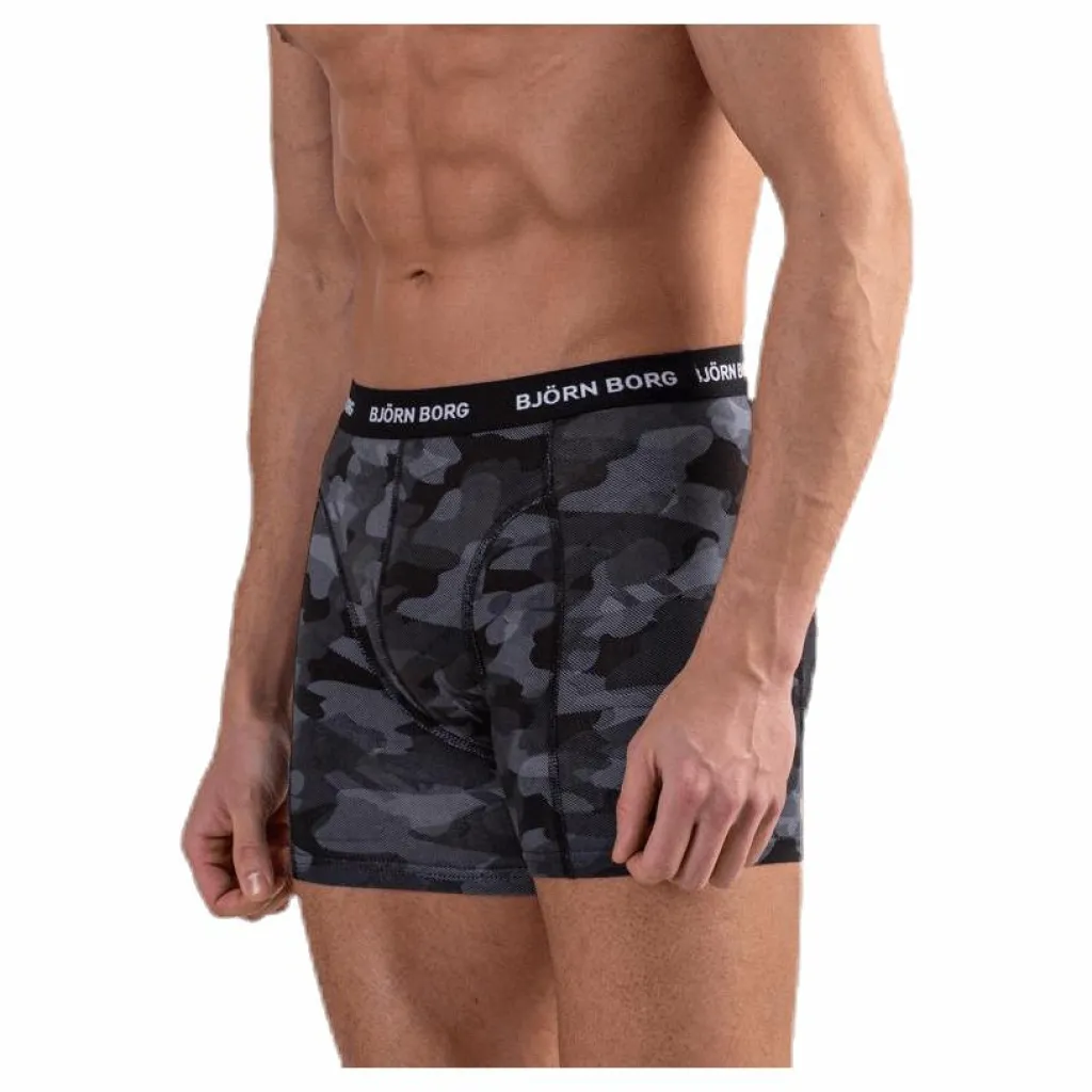 Björn Borg Sammy Solid Shorts 12-Pack Black Svart Outlet