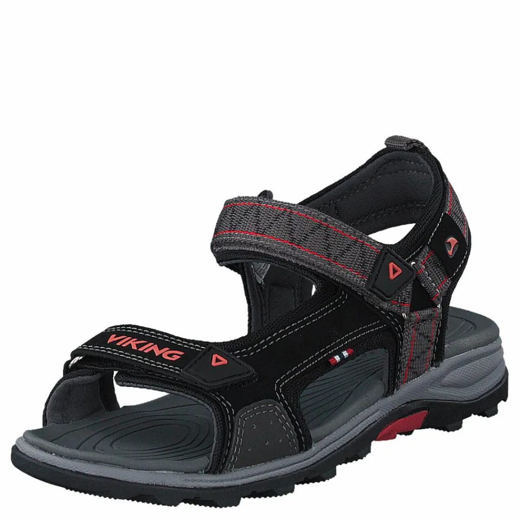 Viking Sandoey Black/red Svart