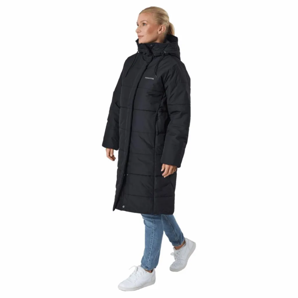 Didriksons Sandra Wns Parka Black Svart Online