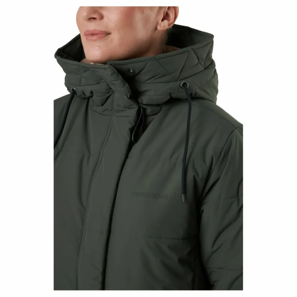 Sandra Wns Parka Green*Didriksons Hot