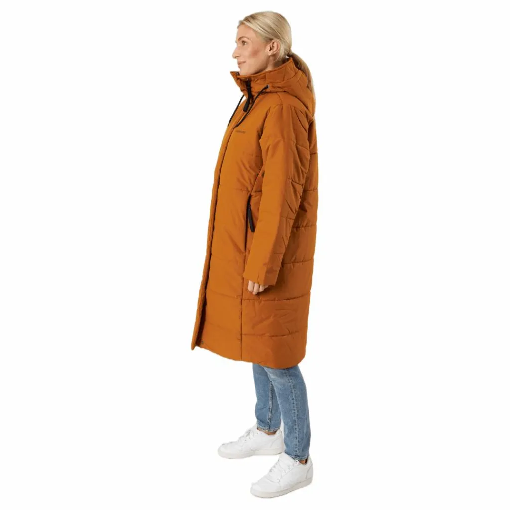 Didriksons Sandra Wns Parka Orange Brun Sale