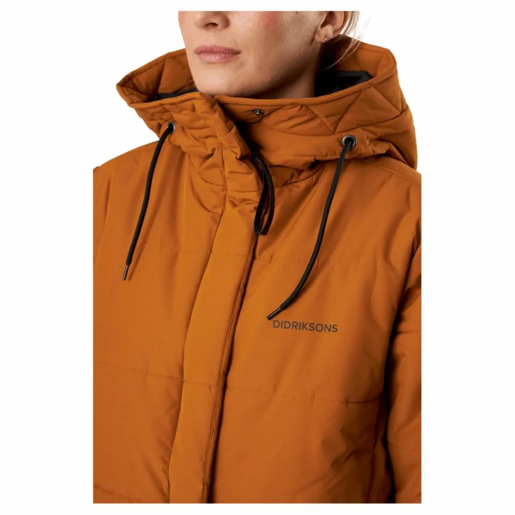 Didriksons Sandra Wns Parka Orange Brun Sale