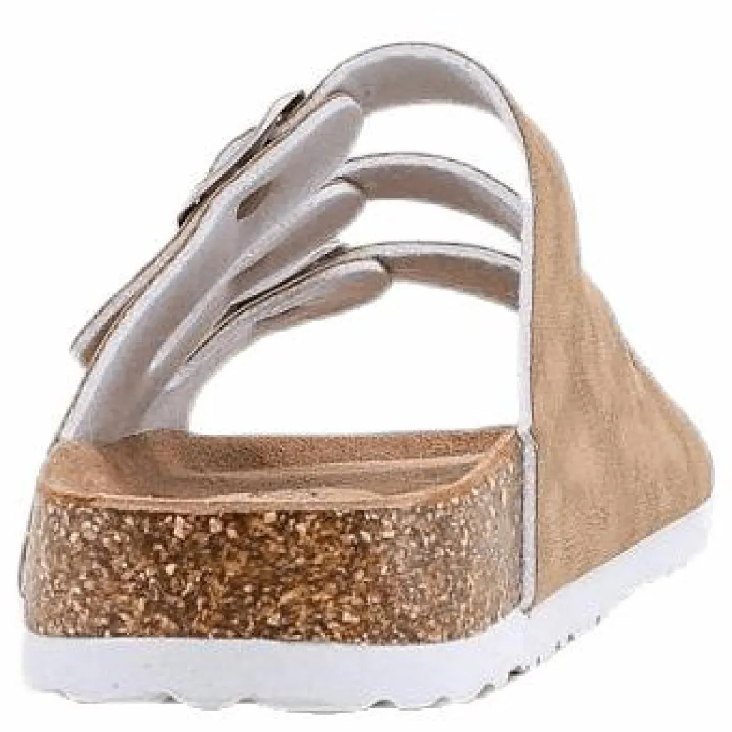 Cruz Santa Cork Sandals Brown Brun Discount