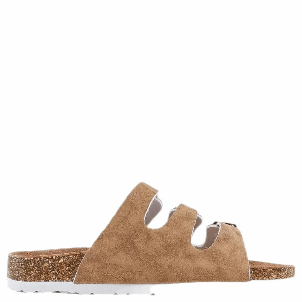 Cruz Santa Cork Sandals Brown Brun Discount