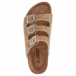 Cruz Santa Cork Sandals Brown Brun Discount