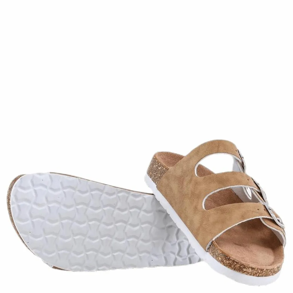 Cruz Santa Cork Sandals Brown Brun Discount
