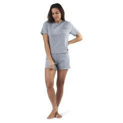 Sara Rib Pyjama Set Grey*NOUN Sale