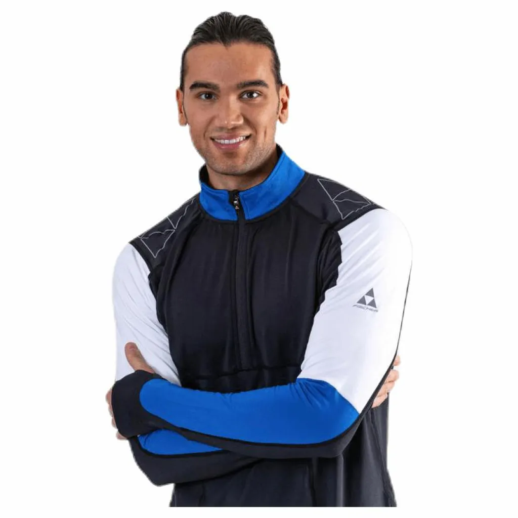 Åsarna 2 Baselayer L/S Top Blue/Black*Fischer Hot