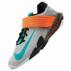 Savaleos Weightlifting Shoe Grey Fog/clear Emerald-dk Smok*Nike New