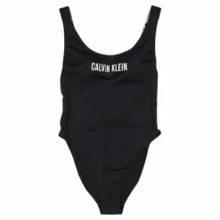 Calvin Klein Scoop Back One Piece-rp Pvh Black Svart Hot
