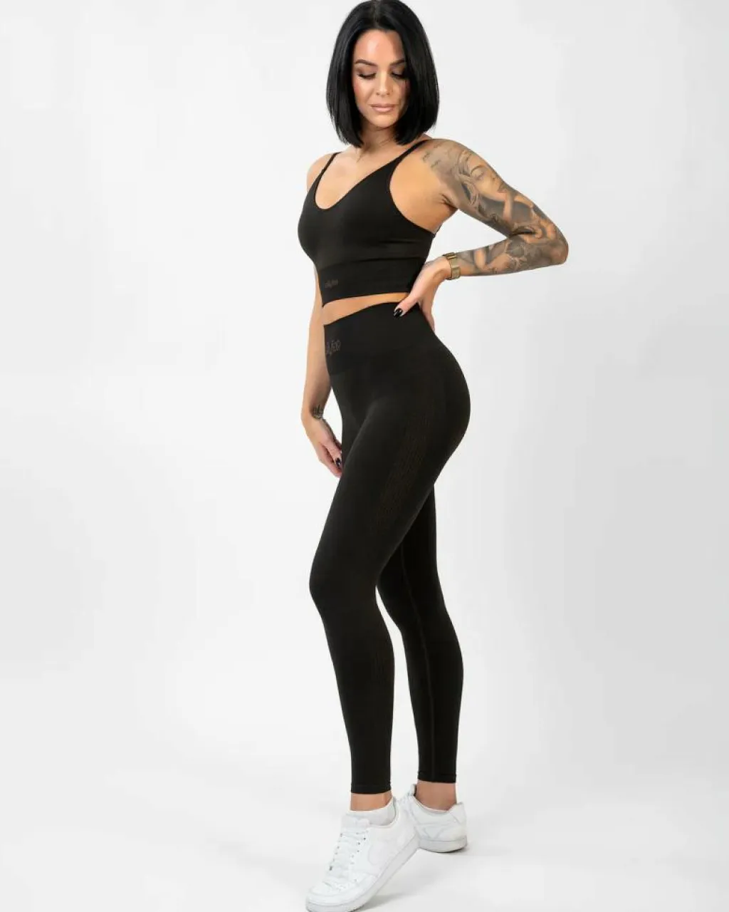 Seamless Booster Melange Tight Mocha*Gavelo Best
