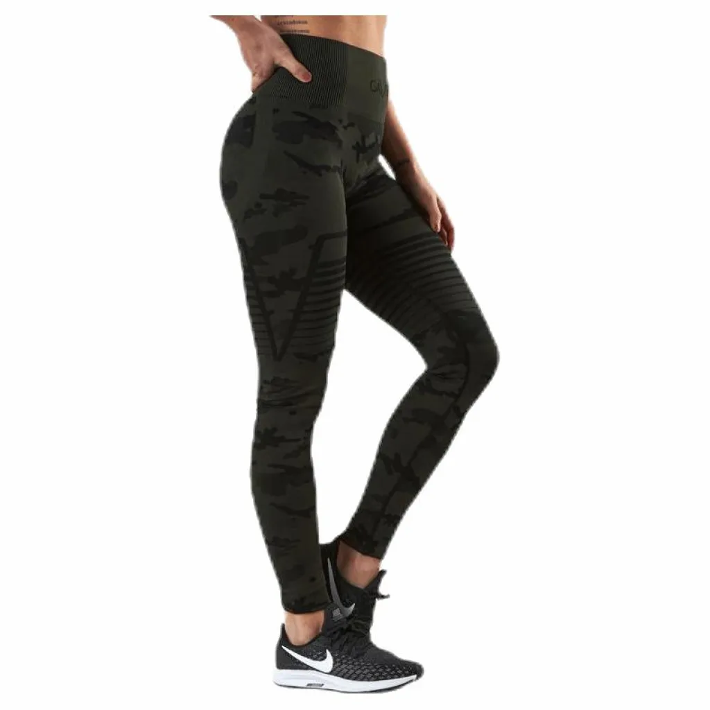 Gavelo Seamless Camo Leggings Patterned/Black Mönstrad och Svart Best