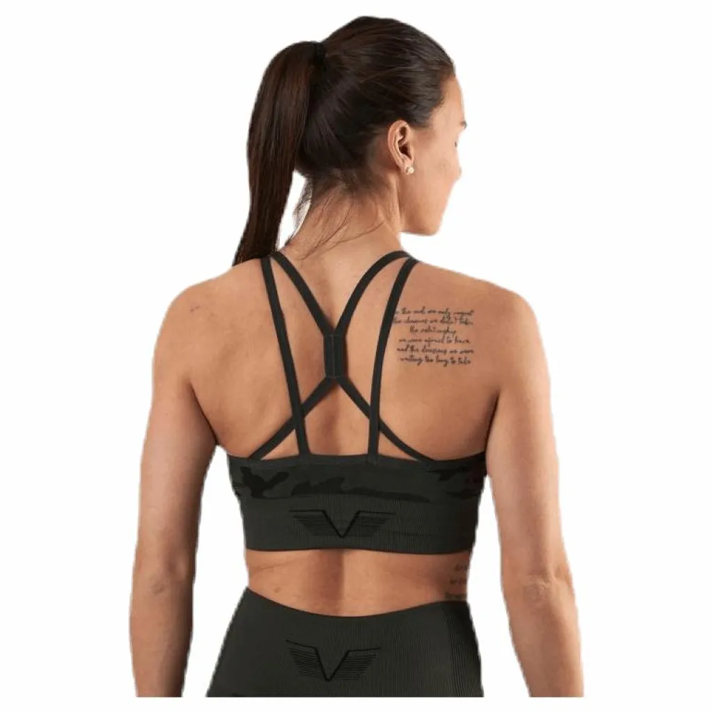 Seamless Camo Sports Bra Patterned/Black*Gavelo Discount