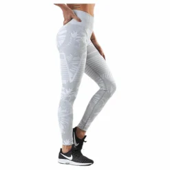 Gavelo Seamless Floral Leggings Grey Grå New