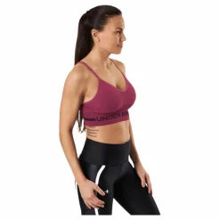 Seamless Low Long Bra Pink*Under Armour Hot