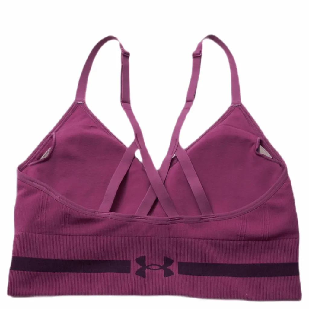 Seamless Low Long Bra Pink*Under Armour Hot