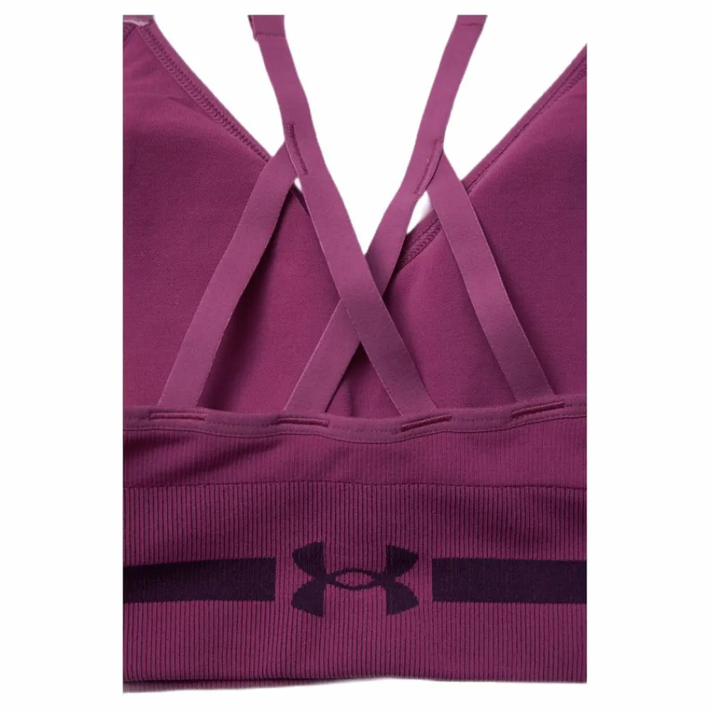 Seamless Low Long Bra Pink*Under Armour Hot