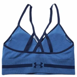 Seamless Low Long Htr Bra Blue*Under Armour Discount