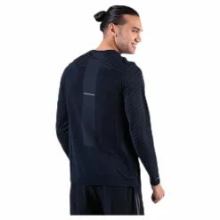 ASICS Seamless LS Texture Black Svart Sale