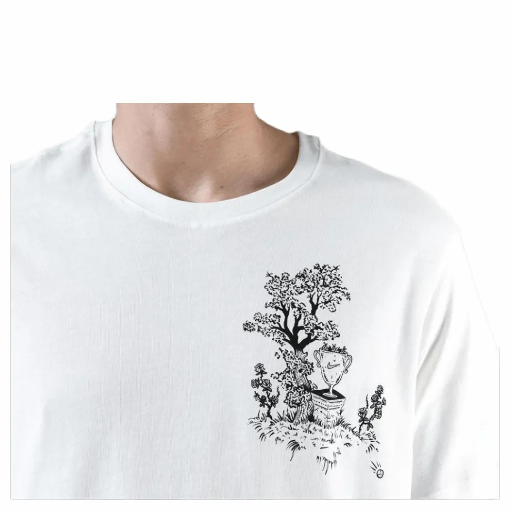 Nike Season Court Tee White/Black Vit