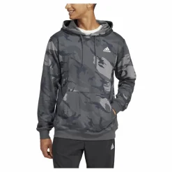 Seasonal Essentials Camouflage Hoodie Dark Grey*adidas Hot