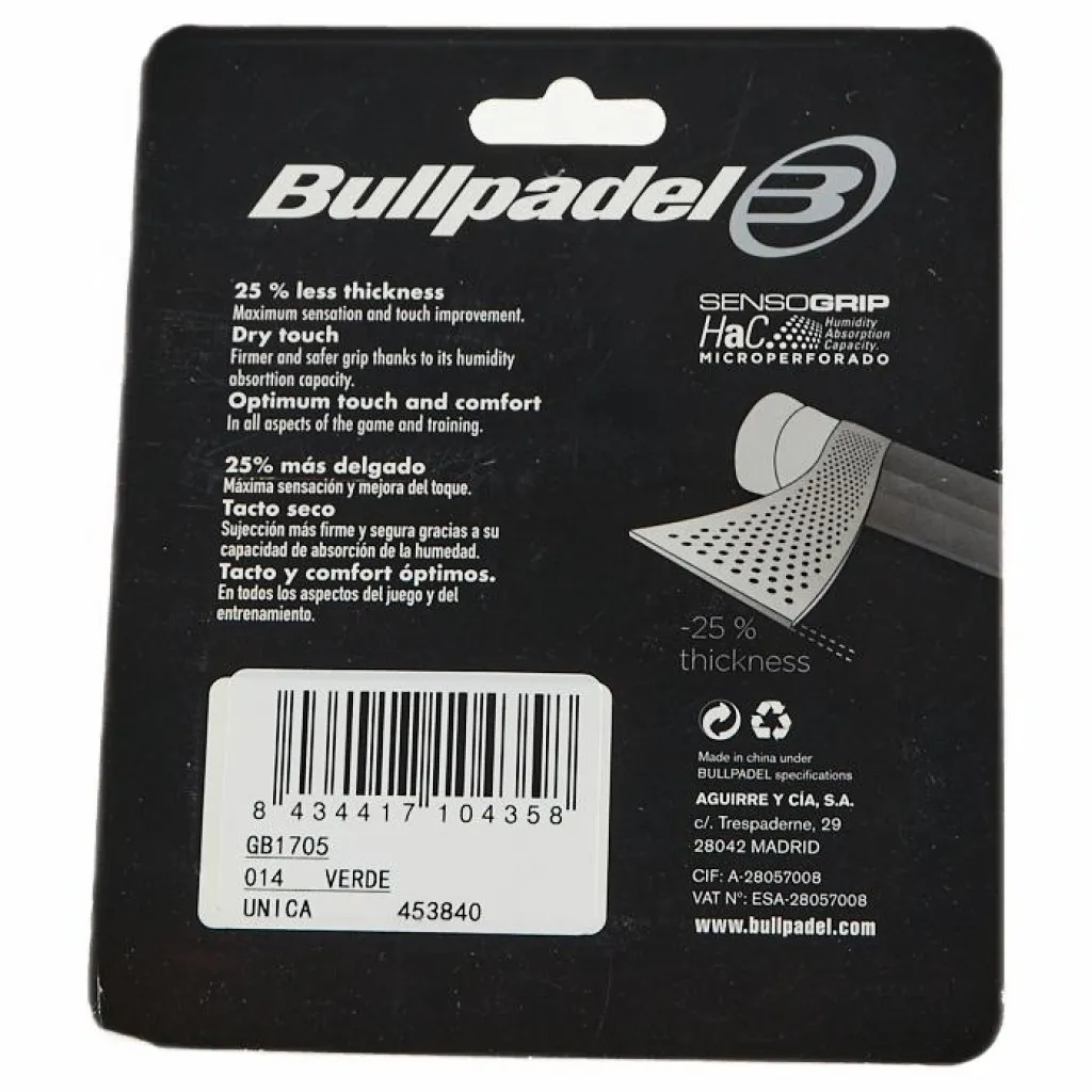 Bullpadel Senso Absorbent Red Outlet