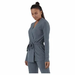 Serenity Rib Kimono Grey*BLACC