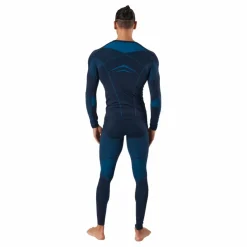 Odlo Set Long Fundamentals Performa Dark Sapphire - Blue Jewel Blå Sale