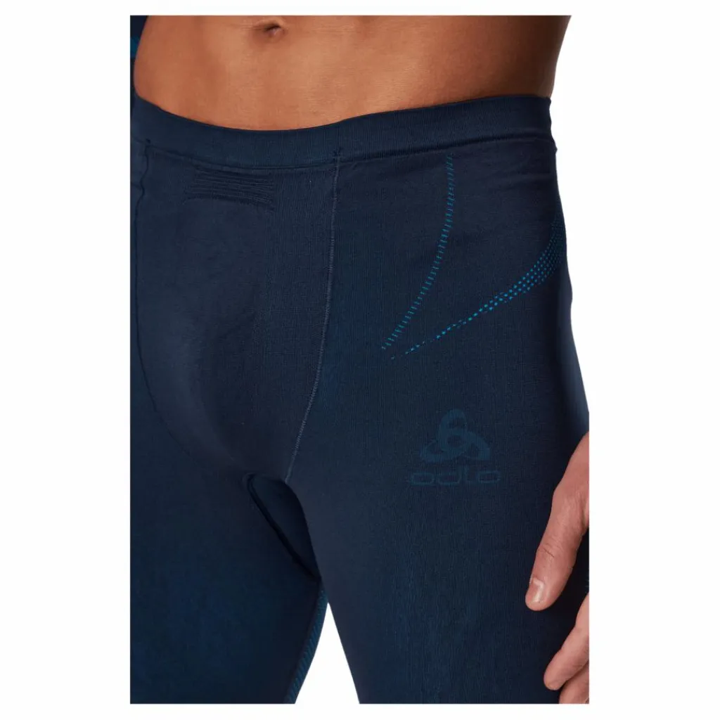 Odlo Set Long Fundamentals Performa Dark Sapphire - Blue Jewel Blå Sale