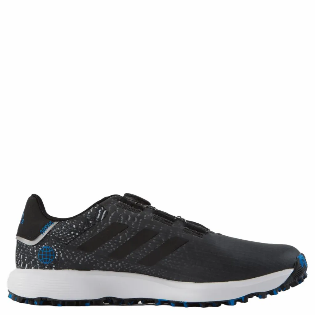 S2G BOA Wide Spikeless Golf Shoes Core Black / Core Black / Grey Six*adidas Hot