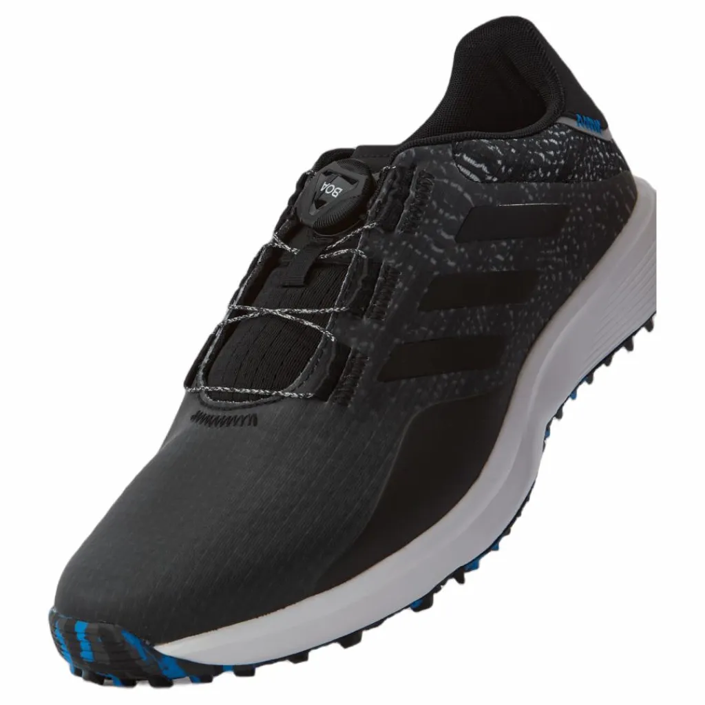 S2G BOA Wide Spikeless Golf Shoes Core Black / Core Black / Grey Six*adidas Hot