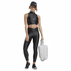 Sh Shiny Lycra Crop Black*Reebok Best