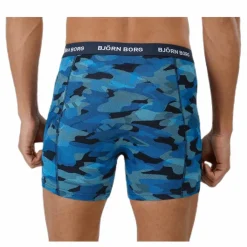 Björn Borg Shadeline Shorts 3-Pack Blue/Patterned/Black Blå, Mönstrad och Svart Outlet