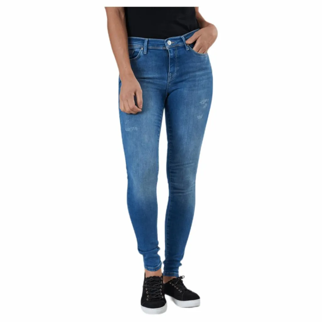Only Shape Life Reg Skinny Blue Blå