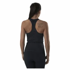 Casall Shiny Alligator Seamless Strap Tank Grey Grå