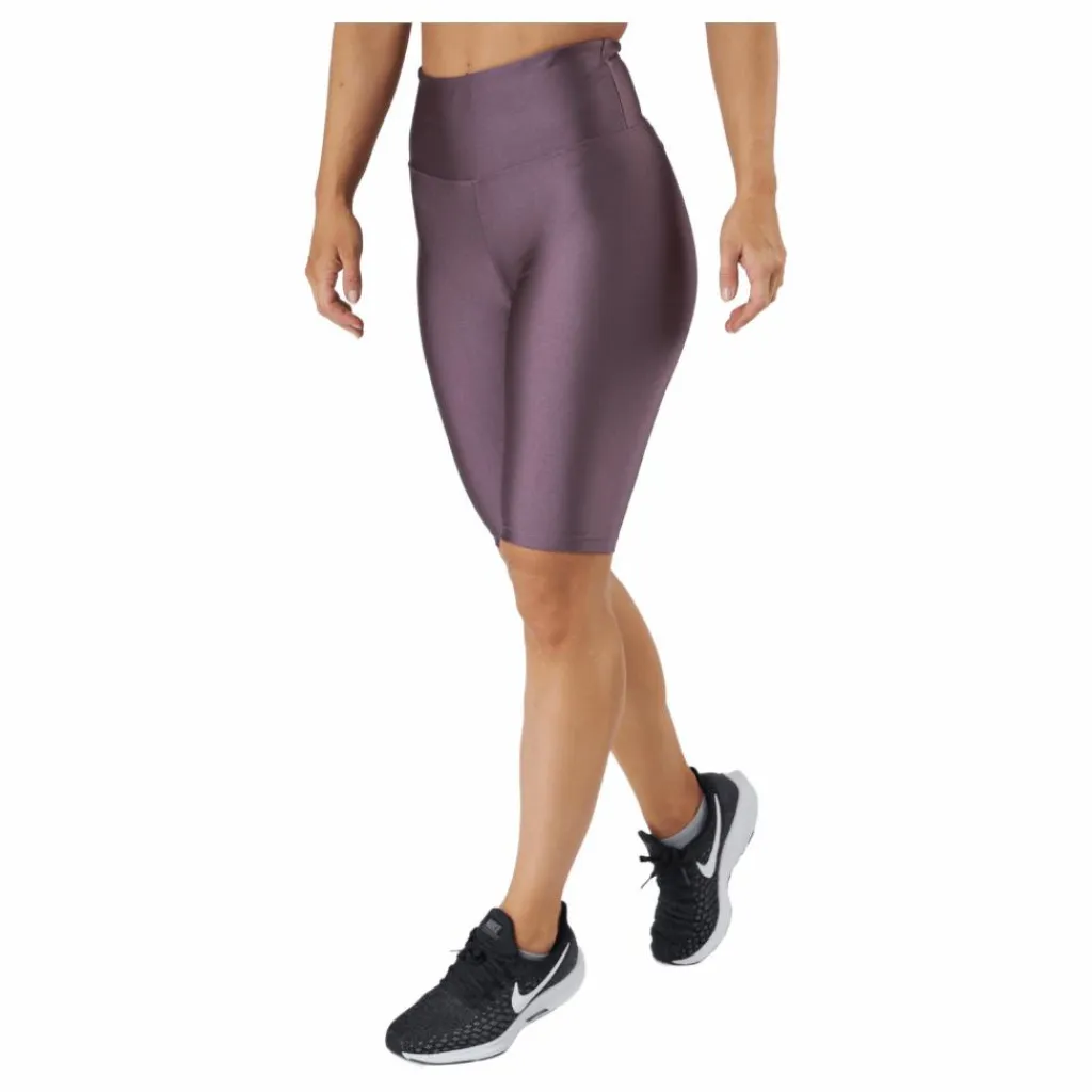 Shiny Biker Tights Black Plum*Röhnisch