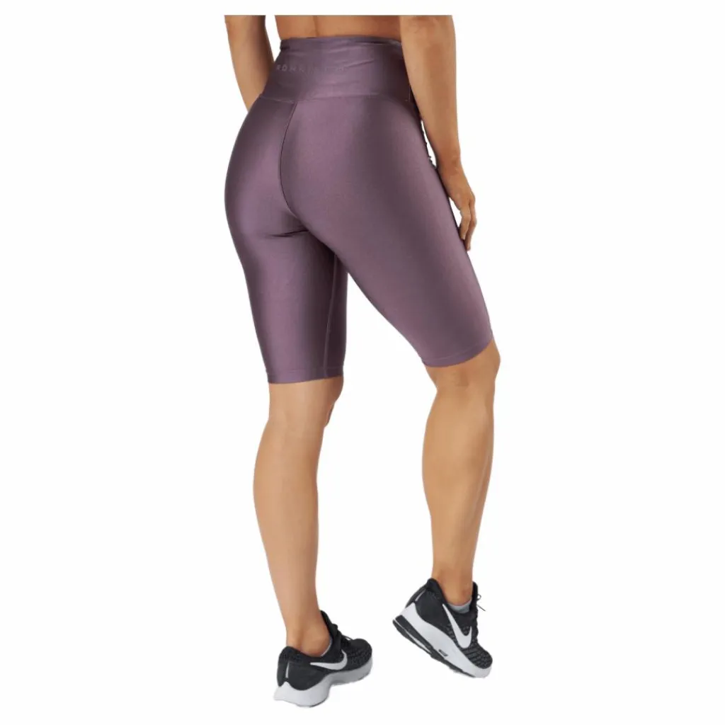 Shiny Biker Tights Black Plum*Röhnisch