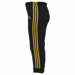 adidas Shiny Hooded Jogger Set Infant Black/Gold Svart Clearance