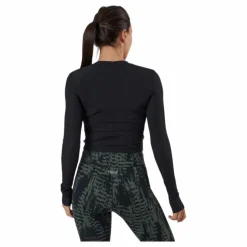 Shiny Rib Long Sleeve Black*Casall New