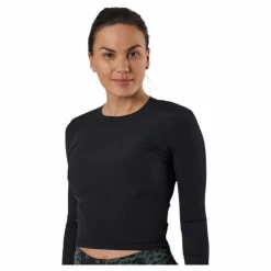 Shiny Rib Long Sleeve Black*Casall New
