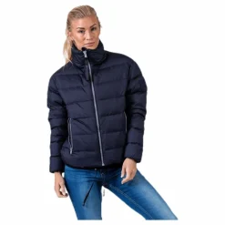 Svea Short Light Weight Jacket Blue Blå Best