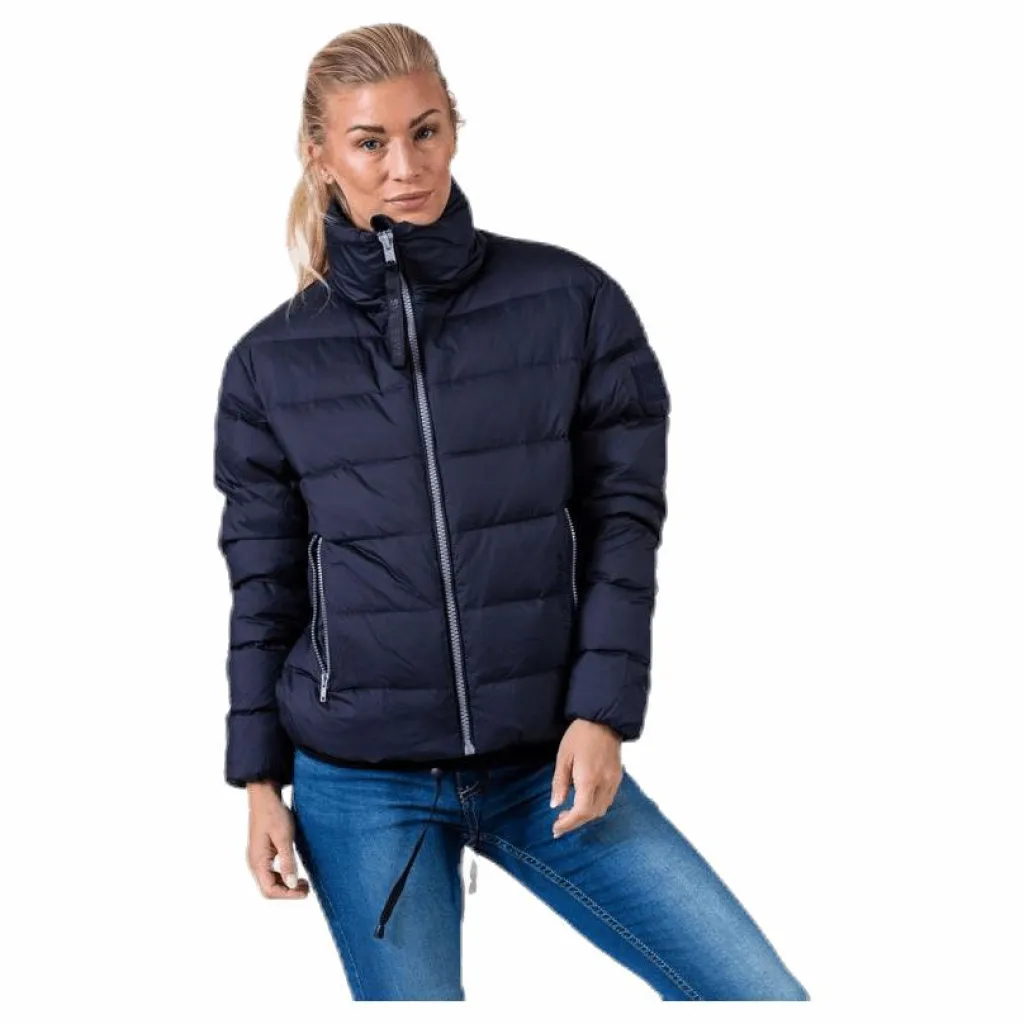 Svea Short Light Weight Jacket Blue Blå Best
