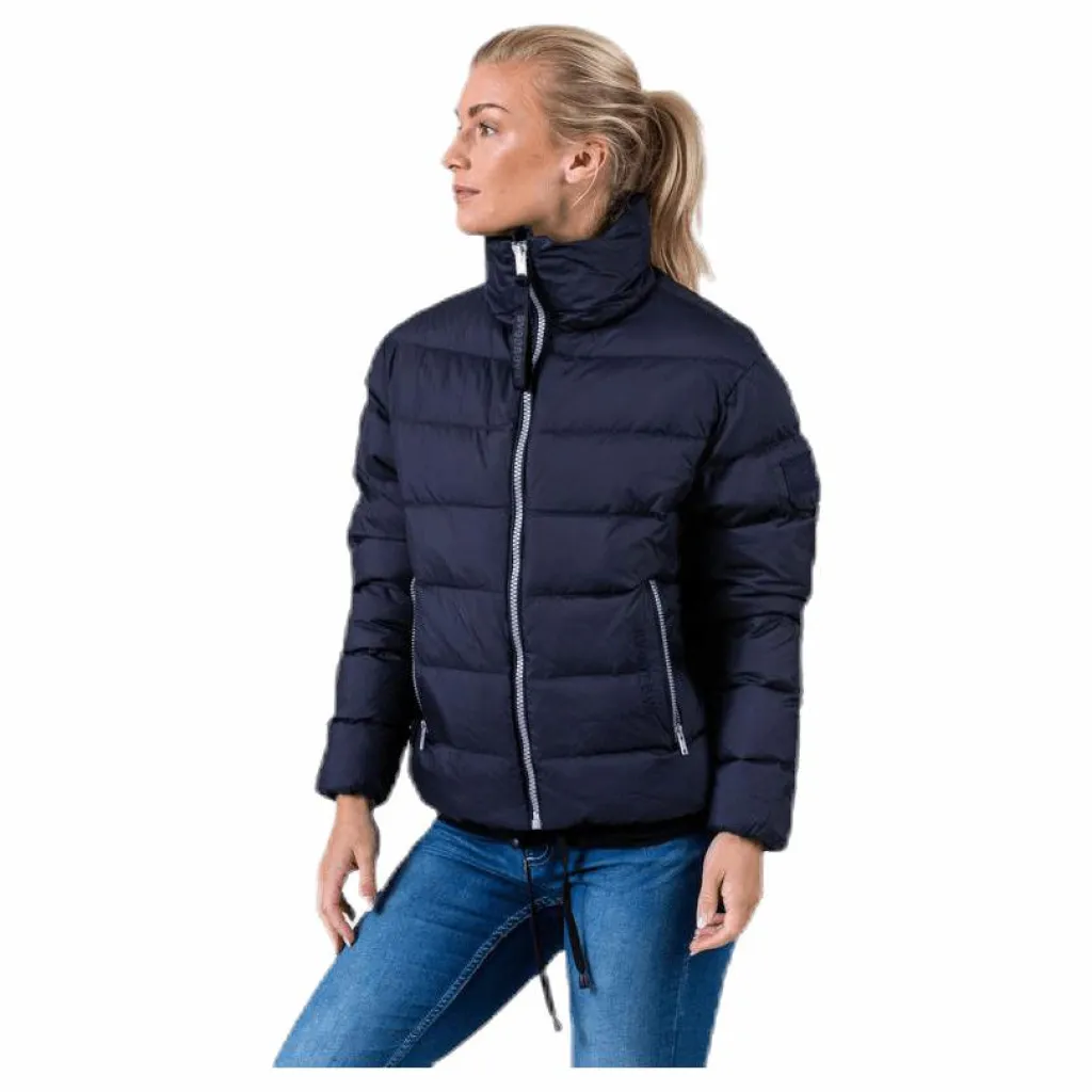 Svea Short Light Weight Jacket Blue Blå Best