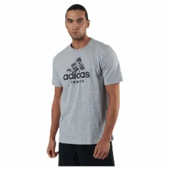 adidas Tennis Short Sleeve Tee Tennis Grey Grå Sale