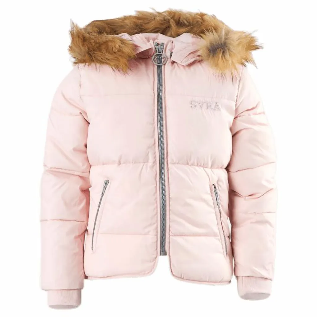 Svea Short Slim Jacket Junior Pink Rosa Outlet