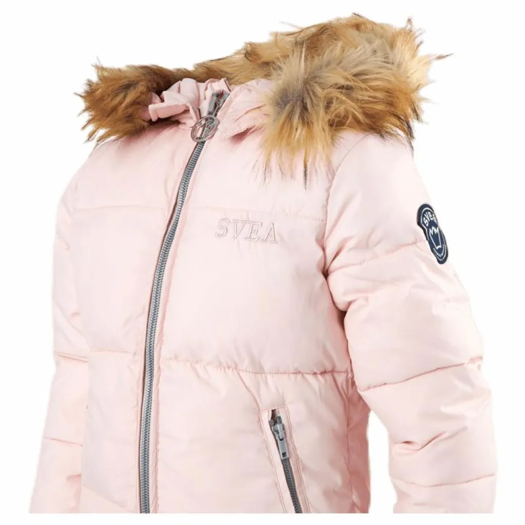 Svea Short Slim Jacket Junior Pink Rosa Outlet