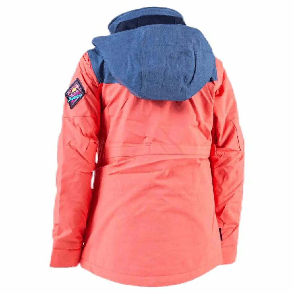 Burton Shortleaf Dryride Parka Youth Orange/Blue Orange och Blå