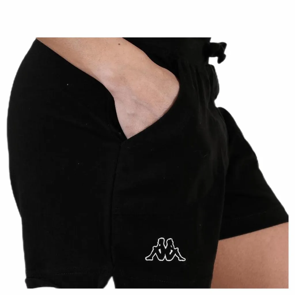 Kappa Shorts, Logo Caber Black Svart Hot