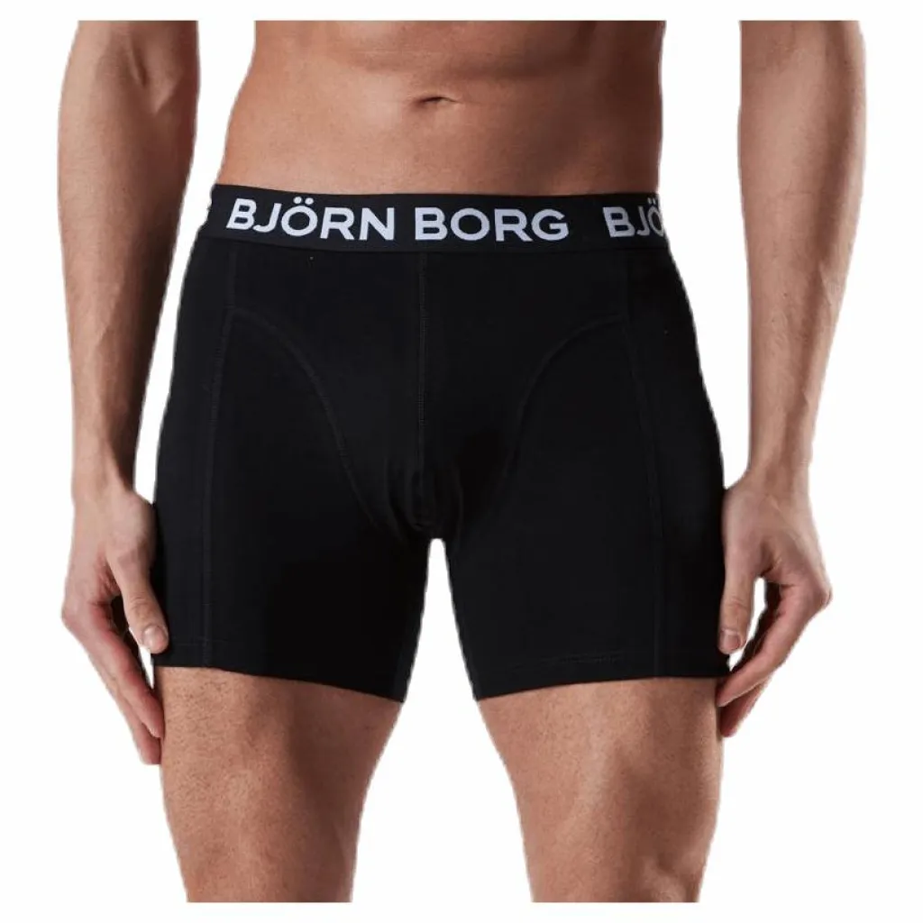 Björn Borg Shorts Sammy France 2-pack Black Svart Discount